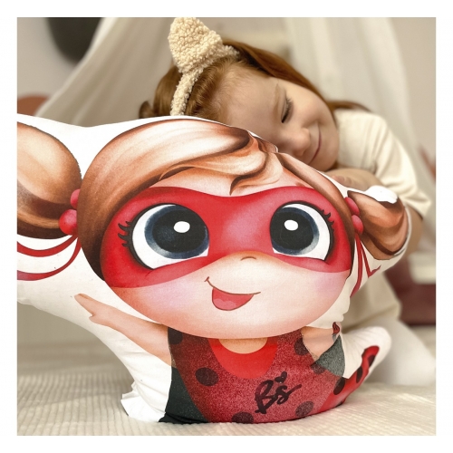 Poduszeczka - Superhero Ladybug girl Babysteps